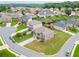 Aerial view of house and surrounding neighborhood at 5410 Whisper Ct, Cumming, GA 30028