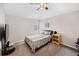 Bedroom with a double bed, TV, and carpeted floor at 5410 Whisper Ct, Cumming, GA 30028