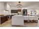 Modern kitchen with island, stainless steel appliances, and dark wood cabinetry at 330 Heatherden Ave, Fayetteville, GA 30214