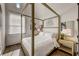 Bright bedroom with a canopy bed and plenty of natural light at 330 Heatherden Ave, Fayetteville, GA 30214