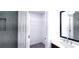Bathroom with walk-in shower and closet at 4205 Old House Dr, Conley, GA 30288
