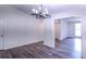 Dining room with hardwood floors and access to living areas at 4205 Old House Dr, Conley, GA 30288
