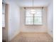 Bright breakfast nook with tile floors and window seating at 1735 Peachtree Ne St # 321, Atlanta, GA 30309