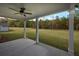 Covered patio overlooking a large backyard at 1189 Red Oak Blvd, Loganville, GA 30052