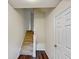 Bright entryway with staircase and storage at 502 Brandywine Cir, Atlanta, GA 30350