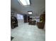 Eat-in kitchen with wood cabinets and skylight at 3749 Centerville Rosebud Rd, Snellville, GA 30039