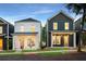 Row of new homes with craftsman style and front porches at 589 Federal Se Ter, Atlanta, GA 30315