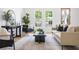 Bright living room features a neutral color palette and plenty of natural light at 589 Federal Se Ter, Atlanta, GA 30315