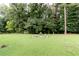 Large backyard with grassy area and trees at 3542 Lynfield Sw Dr, Atlanta, GA 30311