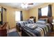 Bedroom with two twin beds and a large TV at 3542 Lynfield Sw Dr, Atlanta, GA 30311