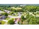 Community aerial view showing homes, pool, and green space at 5501 Somer Ridge Ct, Douglasville, GA 30134
