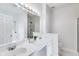 Main bathroom with double vanity, shower, and garden tub at 5501 Somer Ridge Ct, Douglasville, GA 30134