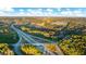 Aerial view of highway interchange near residential area at 1698 Lacebark Elm Way, Lawrenceville, GA 30045