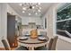 Charming dining area features round table and view into living room at 163 Glenrose Sw Cir, Atlanta, GA 30354