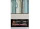 Modern electric fireplace adds warmth and ambiance to the living space at 163 Glenrose Sw Cir, Atlanta, GA 30354