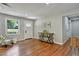 Living room with hardwood floors and entryway at 163 Glenrose Sw Cir, Atlanta, GA 30354
