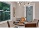 Cozy dining area with round table and pantry access at 163 Glenrose Sw Cir, Atlanta, GA 30354
