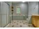 Basement bathroom with shower, toilet and vanity at 116 Woolsey Creek, Fayetteville, GA 30215