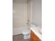 Clean bathroom with a shower/tub combo and wood vanity at 15 Marissa Cv, Riverdale, GA 30274