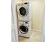Stackable LG washer and dryer in convenient laundry room at 307 Lakemoore Ne Dr # D, Atlanta, GA 30342