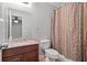 Bathroom with a tub, shower, and granite countertop at 3023 Liberty Nw Way, Atlanta, GA 30318