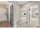 A long hallway with two bedrooms and a bathroom at 945 Willingham Dr # 3, Hapeville, GA 30354