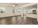 Spacious living room with hardwood floors and access to patio at 11980 Conrad, Hampton, GA 30228