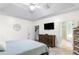 Spacious main bedroom with attached bathroom and ample storage at 140 Wisteria Blvd, Covington, GA 30016