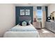 Serene bedroom with gray-blue walls and a light and airy feel at 12000 Conrad, Hampton, GA 30228