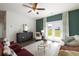 Open living room with access to backyard patio at 12000 Conrad, Hampton, GA 30228