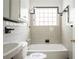 Clean bathroom with tub and shower at 153 Hood Cir, Decatur, GA 30030