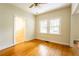 Hardwood floors and view into the kitchen at 153 Hood Cir, Decatur, GA 30030