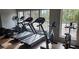 Modern fitness center featuring treadmills, ellipticals and stationary bikes at 3701 Allegretto Cir, Atlanta, GA 30339