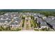 Aerial view of the community with many townhomes at 3701 Allegretto Cir, Atlanta, GA 30339