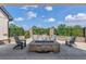 Relaxing outdoor fire pit area with seating at 3701 Allegretto Cir, Atlanta, GA 30339