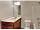 Simple bathroom with single vanity and bathtub at 9378 Lantana Trl, Jonesboro, GA 30238