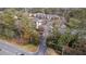 Aerial view of the community entrance and landscaping at 6851 Roswell Rd # B8, Sandy Springs, GA 30328