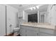 Clean bathroom with vanity, toilet and shower/tub at 6851 Roswell Rd # B8, Sandy Springs, GA 30328