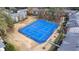 Aerial view showing three tennis courts at 6851 Roswell Rd # B8, Sandy Springs, GA 30328