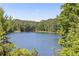 Peaceful lakefront view with lush greenery and a tranquil atmosphere at 3012 Sunset Pass, Canton, GA 30114