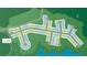 Community site map showing home lots and amenities at 3012 Sunset Pass, Canton, GA 30114