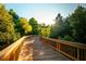 Scenic walking path through lush trees at 3012 Sunset Pass, Canton, GA 30114