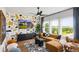 Versatile bonus room with a TV and comfortable seating at 3012 Sunset Pass, Canton, GA 30114