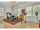Dedicated music room with a drum set and ample space at 161 Blair Valley Ne Dr, Marietta, GA 30060