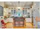 Spacious kitchen with white cabinets, granite counters, and stainless steel appliances at 161 Blair Valley Ne Dr, Marietta, GA 30060