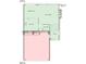 First floor plan showcasing kitchen, living room, dining area, and garage at 1084 Village Main St, Stone Mountain, GA 30088