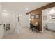 Upstairs hallway with access to bedrooms and bathroom at 318 Elgin Dr, Lawrenceville, GA 30045