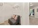 Walk-in closet with wire shelving and seating area at 318 Elgin Dr, Lawrenceville, GA 30045