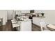 Modern kitchen with granite countertops and stainless steel appliances at 318 Elgin Dr, Lawrenceville, GA 30045