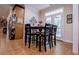 Kitchen breakfast nook with tile floors and French doors leading to the outdoors at 4149 Yancey Rd, Douglasville, GA 30135